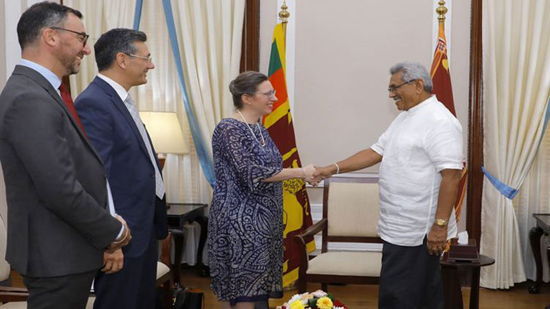 US Japan Ambassadors meets President Gotabaya Rajapaksa வல்லாதிக்கப் போட்டியில் சிக்குண்டிருக்கும் சிறிலங்கா-வேல்ஸ் இல் இருந்து அருஷ்