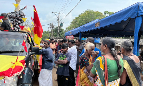 வவுனியாவை வந்தடைந்த முள்ளிவாய்க்கால் ஊர்தி…!
