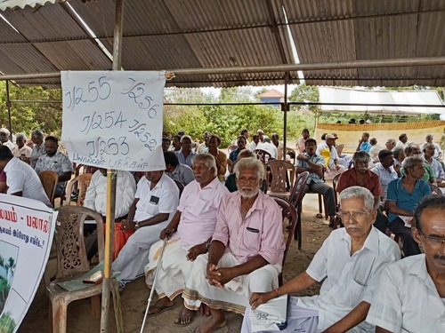 யாழ் வலி.வடக்கு உயர் பாதுகாப்பு வலய காணிகளை விடுவிக்க கோரி தொடரும் போராட்டம்!