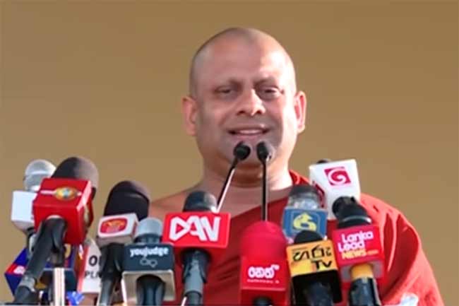 இலங்கையை இந்தியாவின் மாநிலமாக்க இரகசிய நடவடிக்கை: மெதகொட அபேதிஸ்ஸ தேரர்