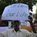 உயர் பாதுகாப்பு வலயத்திலுள்ள காணிகளை விடுவிக்க கோரி போராட்டம்