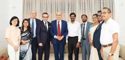 ஜேவிபியின் பொதுச்செயலாளர் உள்ளிட்ட குழுவினரைச் சந்தித்தார் ஐ.நா. மனித உரிமைகள் உயர்ஸ்தானிகர்