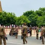 நல்லூர் கந்தன் ஆலய வளாகத்தில் பலப்படுத்தப்பட்டுள்ள பாதுகாப்பு