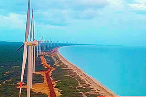 மன்னார் காற்றாலை போராட்டத்திற்கு ஆதரவாக முல்லைத்தீவில் இருந்து நடை பயணம்