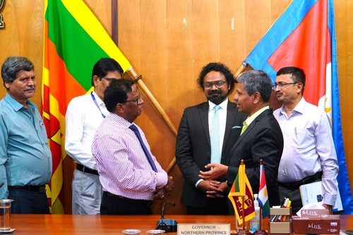 இந்திய மத்திய கடலோர பொறியியல் நிறுவனத்தினருக்கும் வடக்கு மாகாண ஆளுநருக்கும் இடையில் சந்திப்பு