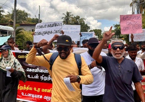 திருகோணமலைக்கு ஜனாதிபதி விஜயம் : முத்து நகர் விவசாயிகள் போராட்டம்!