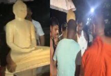 திருமலையில் கண் துடைப்புக்காக அகற்றப்பட்ட புத்தர் சிலை, மீண்டும் வைப்பு : பாதுகாப்பு அதிகரிப்பு