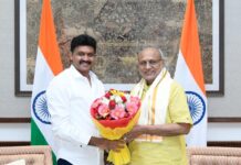 இந்திய துணை ஜனாதிபதிக்கும் செந்தில் தொண்டமானுக்கும் இடையில் சந்திப்பு