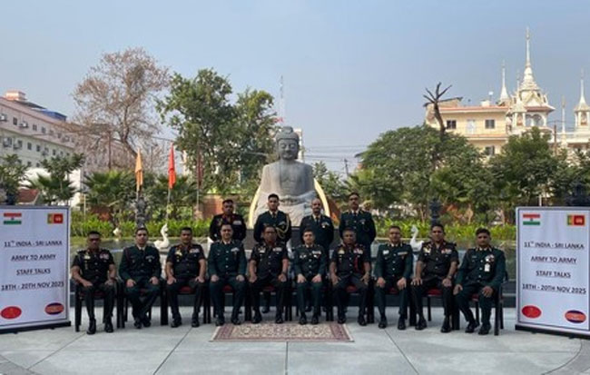 இலங்கைக்கும் இந்தியாவுக்கும் இடையில் இராணுவ கலந்துரையாடல்!