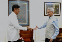 எதிர்க்கட்சித் தலைவர் சஜித், இந்திய வெளிவிவகார அமைச்சர் இடையே சந்திப்பு