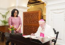 வத்திக்கானின் வெளிவிவகார அமைச்சர் பேராயர் போல் கல்லாகர் – பிரதமர் ஹரிணி சந்திப்பு