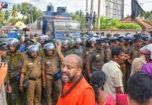 காவல்துரையினரின் தாக்குதலுக்கு இலக்கான வேலன் சுவாமிகள் வைத்தியசாலையில் அனுமதி