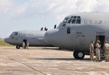 அமெரிக்காவின் இரு விமானங்கள் இலங்கைக்கு வருகை