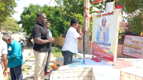 யாழில். தேசத்தின் குரல் அன்ரன் பாலசிங்கத்தின் 19 ஆவது ஆண்டு நினைவேந்தல்