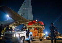 பாகிஸ்தானின் அவசர நிவாரணப் பொருட்கள் மற்றும் விசேட மீட்புக் குழு இலங்கைக்கு வருகை