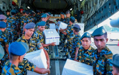 இந்தியாவிலிருந்து இலங்கைக்கு மற்றுமொரு தொகுதி நிவாரணப் பொருட்கள்!