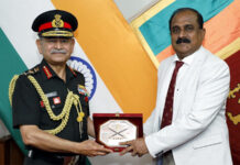 இந்திய இராணுவத் தளபதி – பாதுகாப்புப் பிரதியமைச்சர் சந்திப்பு