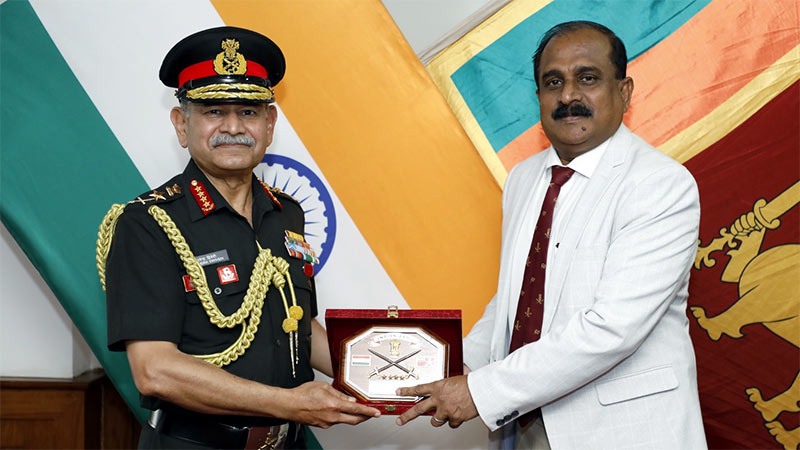 இந்திய இராணுவத் தளபதி – பாதுகாப்புப் பிரதியமைச்சர் சந்திப்பு