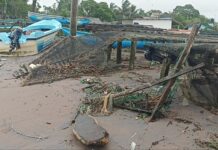 தாழ் அமுக்கம் காரணமாக திருகோணாமலைக்கு சிவப்பு எச்சரிக்கை!