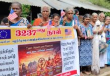 தமிழ் பிராந்தியங்களில் சிங்கள பௌத்த சின்னங்கள்: காணாமல் ஆக்கப்பட்டோர் உறவுகளின் சங்கம் கண்டனம்