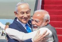 இந்தியப் பிரதமர் இஸ்ரேல் பயணம்: மோடி “நண்பரை விட மேலானவர்: நெதன்யாகு கருத்து
