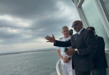 இலங்கை துறைமுக அதிகாரசபை அதிகாரிகளுடன் அட்மிரல் ஸ்டீவ் கேலர் கலந்துரையாடல்!