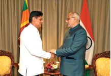 இந்திய துணை ஜனாதிபதி – சஜித் சந்திப்பு