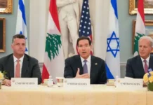 லெபனானும், இஸ்ரேலும் பேச்சு