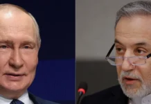 ஈரான் வெளியுறவு அமைச்சர்-ரஷ்ய அதிபர் புதின் இடையில் சந்திப்பு