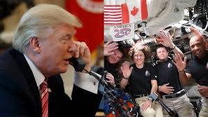 ஆர்டெமிஸ் 2 விண்வெளி வீரர்களுடன் அமெரிக்க அதிபர் உரையாடல்!