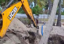 மட்டக்களப்பு மண்முனையில் புலிகளின் ஆயுதங்களைத் தேடி அகழ்வு