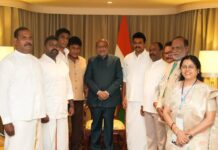 இலங்கை தமிழ் அரசியல் தலைவர்களுடன் இந்திய துணை ஜனாதிபதி சந்திப்பு