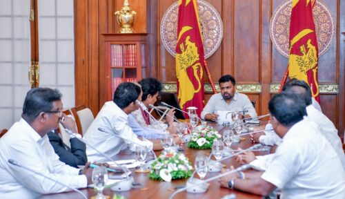 தமிழ் முற்போக்குக் கூட்டணியினர், ஜனாதிபதி இடையில் சந்திப்பு