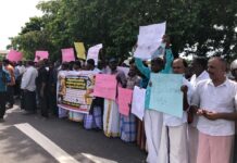 நெல் கொள்வனவு மற்றும் விலையை அதிகரிக்குமாறு கோரி விவசாயிகள் மட்டக்களப்பில் ஆர்ப்பாட்டப் பேரணி