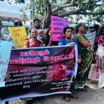 சங்கீதன் கைது: பயங்கரவாத தடைச் சட்டத்திற்கு எதிராக மன்னாரில் போராட்டம்!