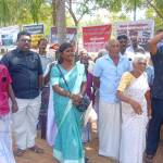 வலி. வடக்கு பகுதிகளில் உள்ள காணிகளை விடுவிக்க கோரி 13ஆவது வாரமாக தொடரும் போராட்டம்