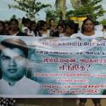 வலிந்து காணாமல் ஆக்கப்பட்ட பாதிரியார் தொடர்பில் நீதி கோரி பேரணி
