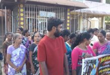 தியாகி திலீபனின் சிலையை மீண்டும் நிறுவ வலிந்து காணாமல் ஆக்கப்பட்டோரின் உறவினர்கள் கோரிக்கை!