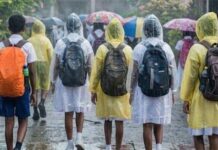 சீரற்ற வானிலையை அடுத்து சகல பாடசாலைகளுக்கும் விடுமுறை